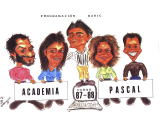 Caricatura de grupo de la Academia Pascal