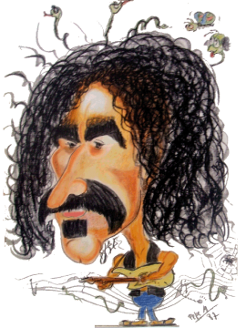 Frank Zappa fue un famoso y extravagante msico estadounidense del siglo XX